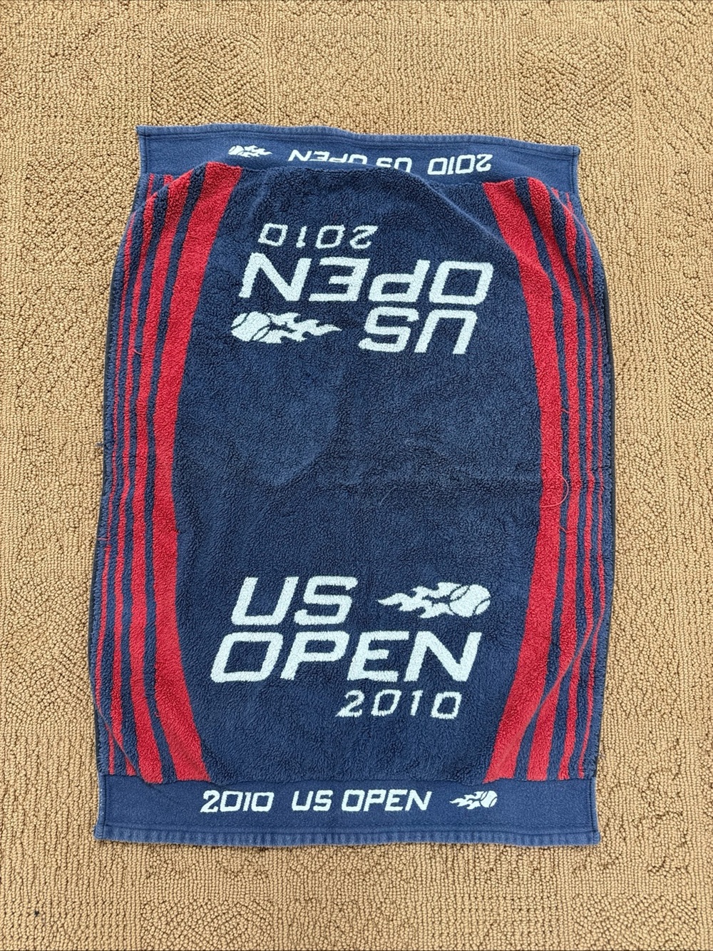 US OPEN TENNIS 2010 Official Towel Vintage